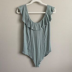 Free People Intimately Uh Huh Ruffle Bodysuit - Size Medium